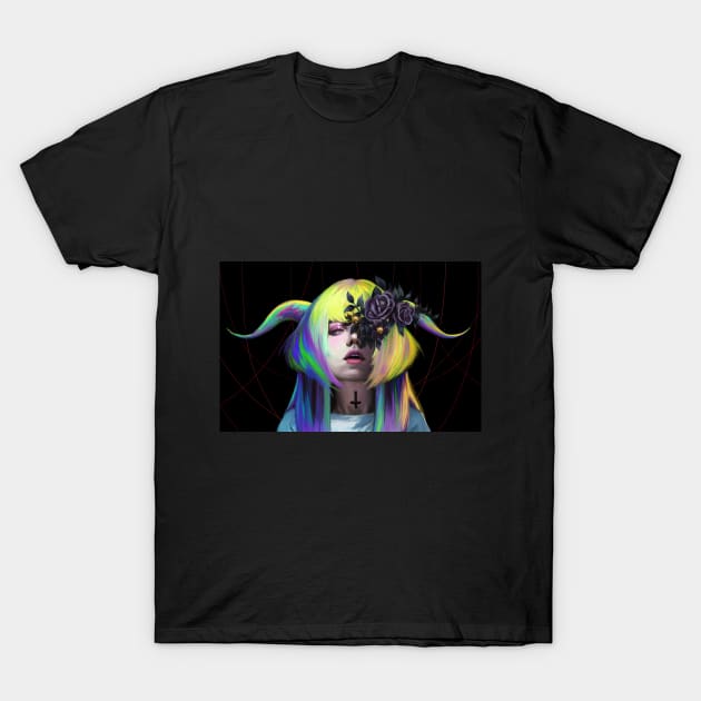 Rainbow Goat T-Shirt by asteltainn